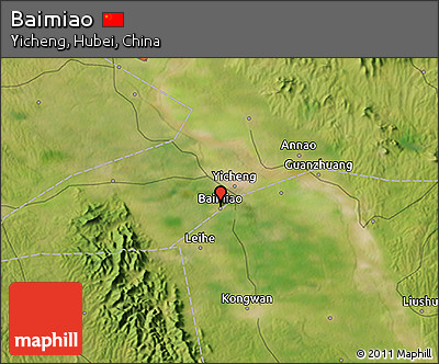 Satellite 3D Map of Baimiao