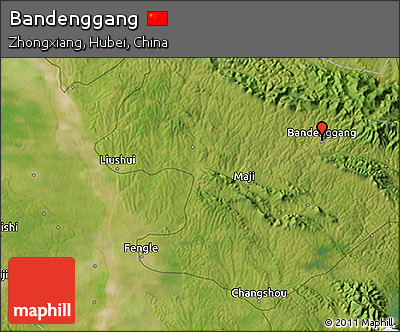 Satellite 3D Map of Bandenggang