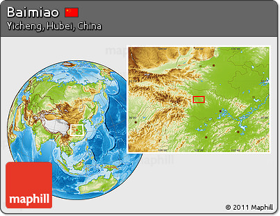 Physical Location Map of Baimiao