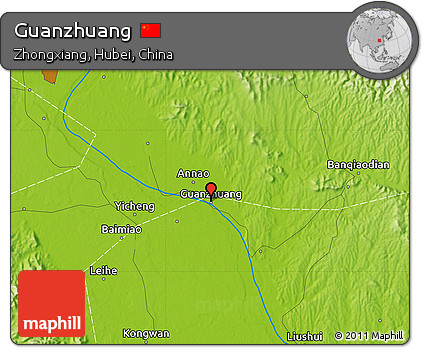 Physical Map of Guanzhuang