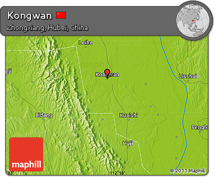 Physical Map of Kongwan