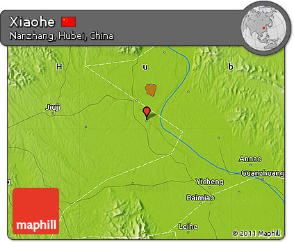 Physical Map of Xiaohe