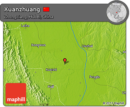 Physical Map of Xuanzhuang