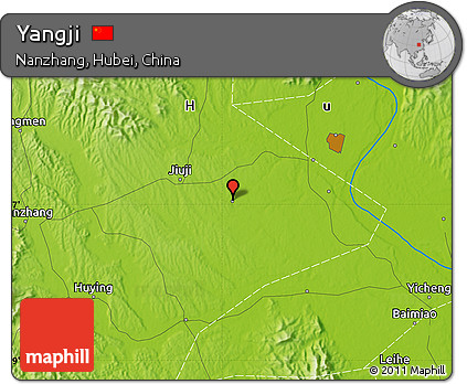 Physical Map of Yangji