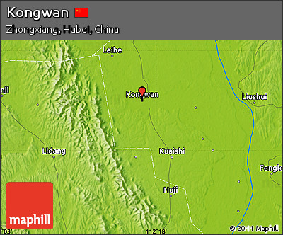 Physical Map of Kongwan
