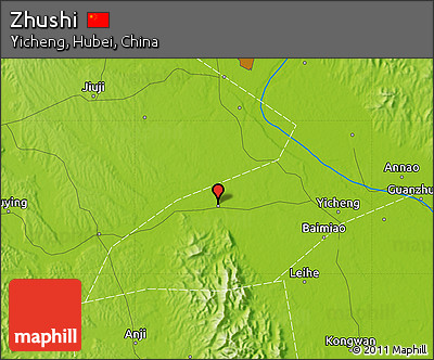 Physical Map of Zhushi