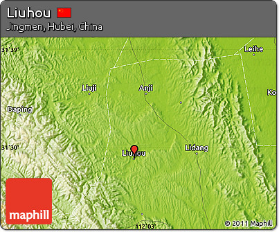Physical Map of Liuhou