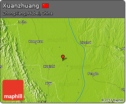 Physical Map of Xuanzhuang