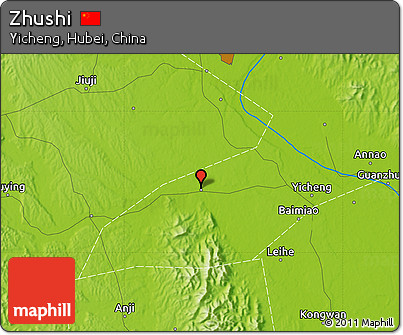 Physical Map of Zhushi