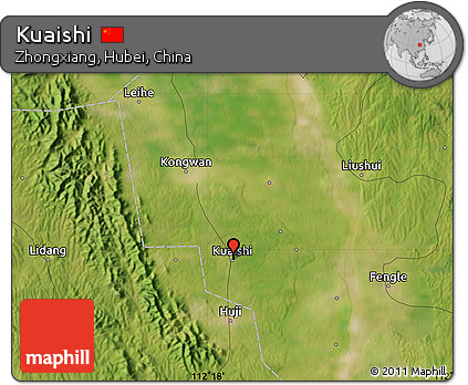 Satellite Map of Kuaishi