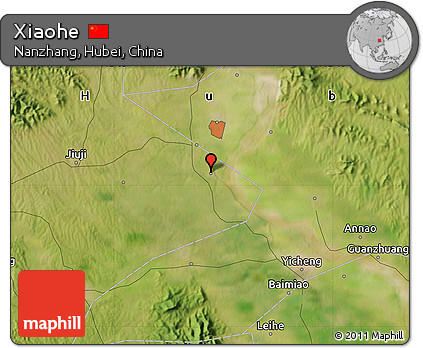 Satellite Map of Xiaohe