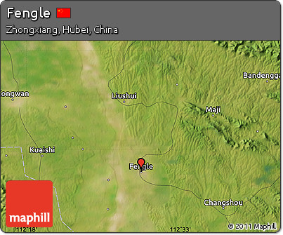 Satellite Map of Fengle