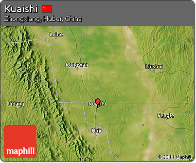 Satellite Map of Kuaishi