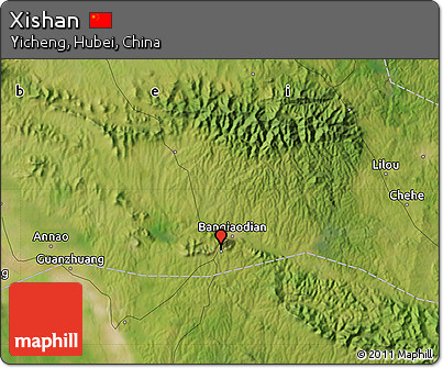 Satellite Map of Xishan