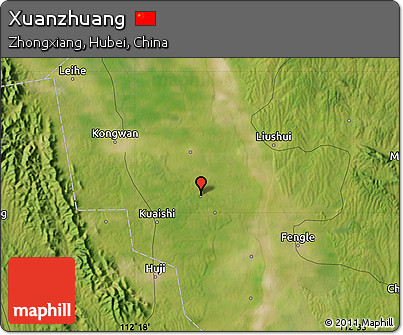 Satellite Map of Xuanzhuang