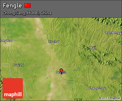 Satellite Map of Fengle