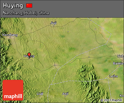 Satellite Map of Huying