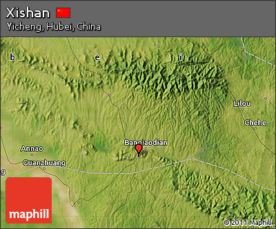 Satellite Map of Xishan