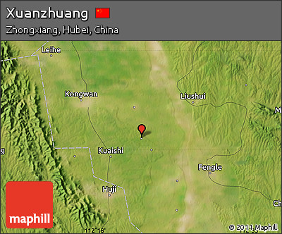 Satellite Map of Xuanzhuang