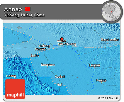 Political Panoramic Map of Annao