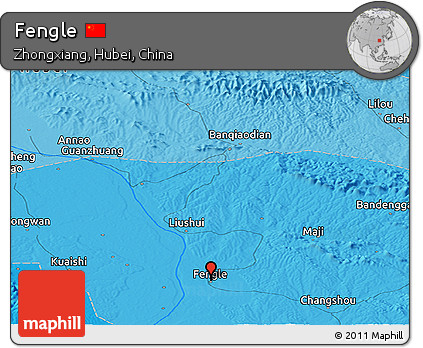 Political Panoramic Map of Fengle