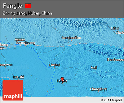 Political Panoramic Map of Fengle