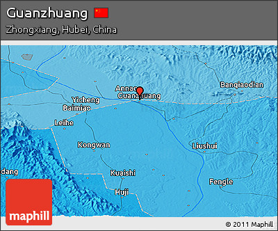 Political Panoramic Map of Guanzhuang