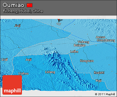 Political Panoramic Map of Oumiao
