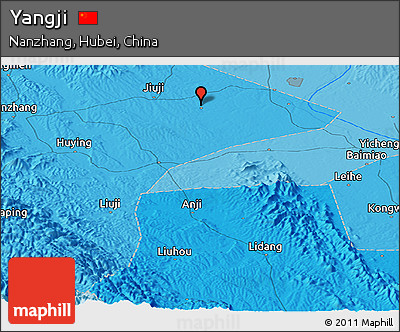 Political Panoramic Map of Yangji