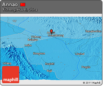 Political Panoramic Map of Annao