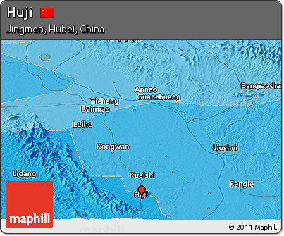 Political Panoramic Map of Huji