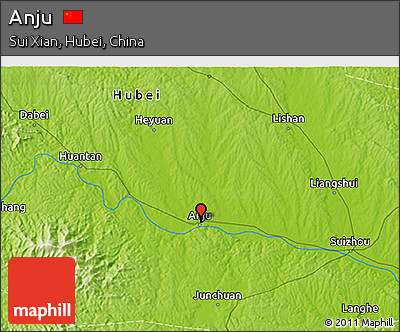 Physical 3D Map of Anju
