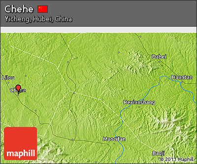 Physical 3D Map of Chehe