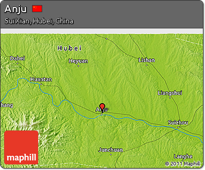 Physical 3D Map of Anju