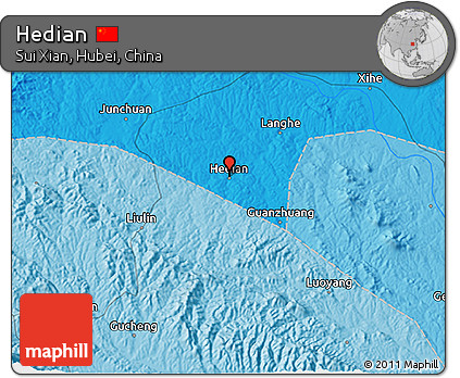 Political 3D Map of Hedian