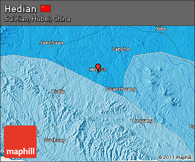 Political 3D Map of Hedian