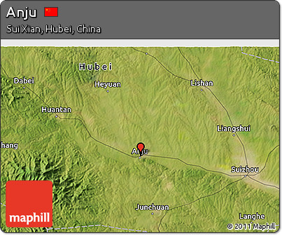 Satellite 3D Map of Anju