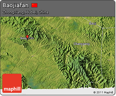 Satellite 3D Map of Baojiafan