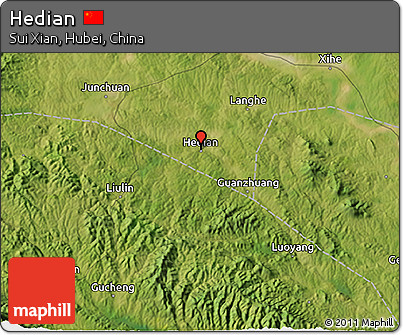 Satellite 3D Map of Hedian