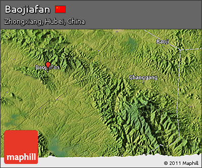 Satellite 3D Map of Baojiafan