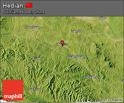 Satellite 3D Map of Hedian