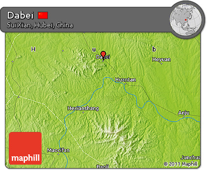 Physical Map of Dabei