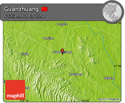 Physical Map of Guanzhuang