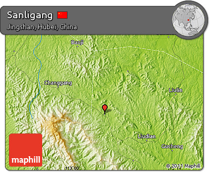 Physical Map of Sanligang