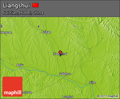 Physical Map of Liangshui