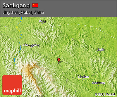 Physical Map of Sanligang