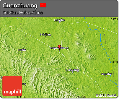 Physical Map of Guanzhuang
