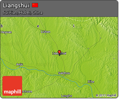 Physical Map of Liangshui