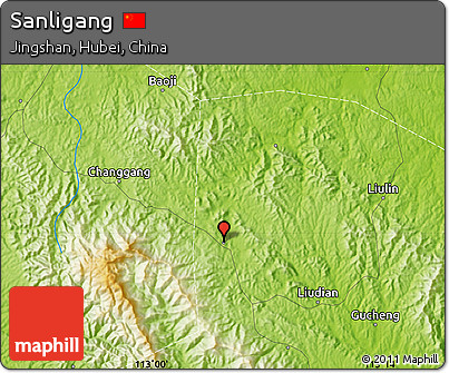 Physical Map of Sanligang