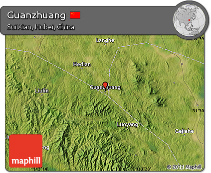 Satellite Map of Guanzhuang
